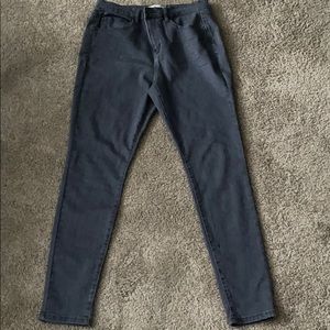 Miss jeans dark grey size 13 gig rise jean legging
